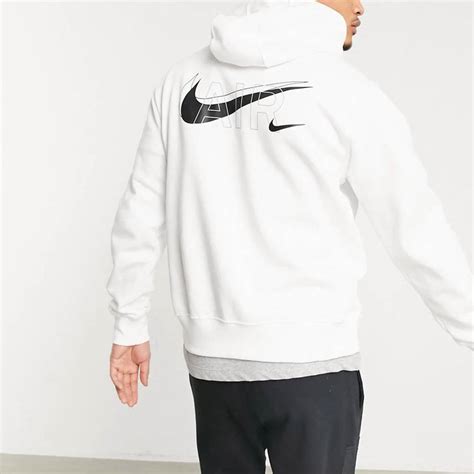 Nike Air Print Sportswear Hoodie White The Sole Supplier