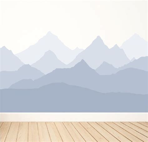 Mountain Wall Mural Removable And Reusable Wall Decals Boho