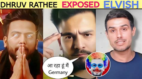 Dhruvrathee Reply Elvish Yadav My Reply To Godi Youtubers Elvish