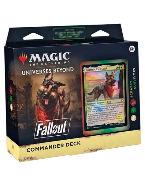 Magic Fallout Scrappy Survivors Commander Deck Battlegrounds Gaming