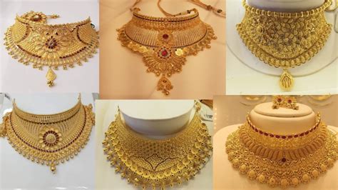 Gold Choker Necklace With Price Gold Choker Design Weight Gold Choker