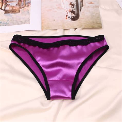 Cenl Women Sexy Satin Briefs G String Thongs Lingerie Underwear Panties Silky Knicker Walmart