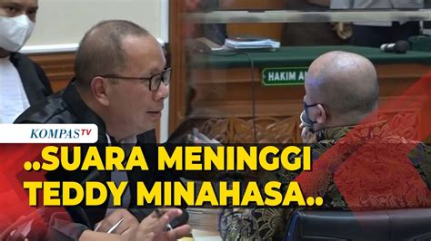 Full Suara Meninggi Teddy Minahasa Saat Dicecar Jaksa Bahas Hal Ini