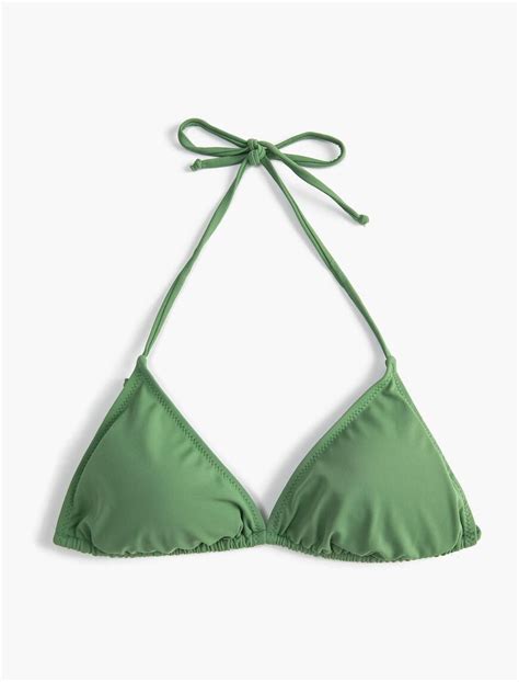 Ye Il Kad N Gen Bikini St Basic Boyundan Ba Lamal Kapl Sak Bm Koton