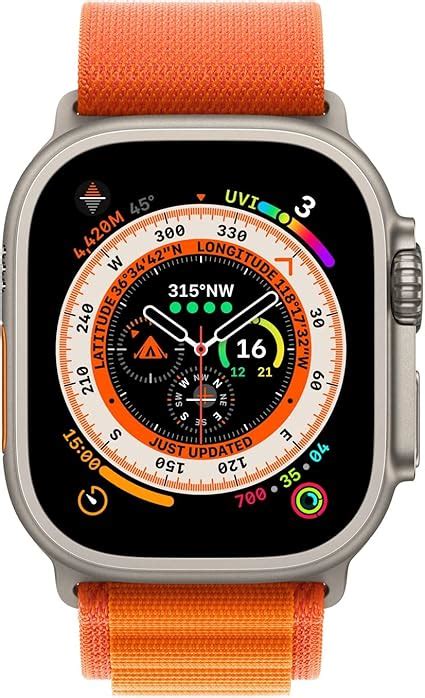 Totu Life X Ultra Smartwatch For Men Mm Orange Buy Online At