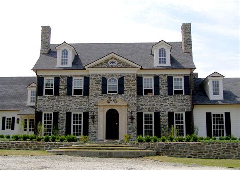 English Colonial Style Homes
