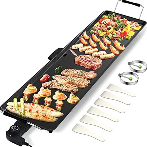 ARLIME Electric Griddle 35 Teppanyaki Grill W Extra Large Tabletop