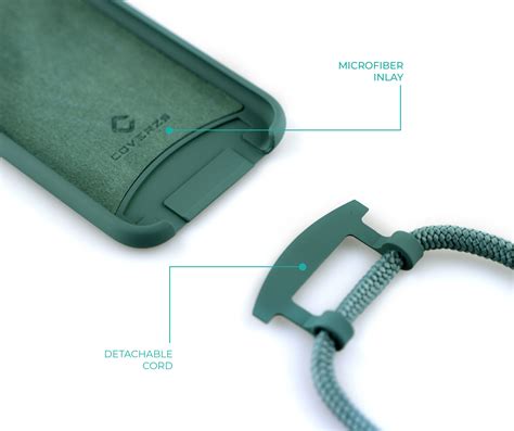 Silicone Case Met Koord Samsung Galaxy S Donkergroen Phone Factory