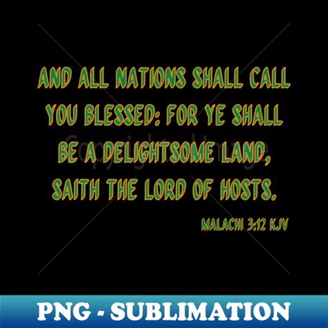 Malachi 312 Bible Verse Scripture Kjv Png Transparent Subl Inspire