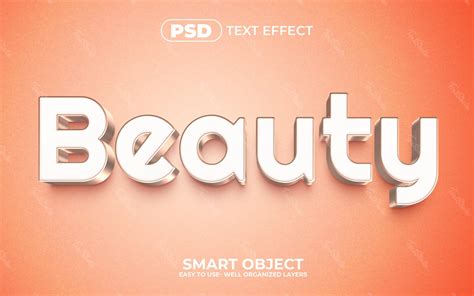 Shiny Beauty Text Effect Free Photoshop PSD File