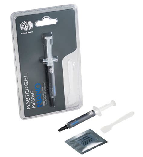 В состав термопасты Cooler Master MasterGel Maker входят алмазные ...