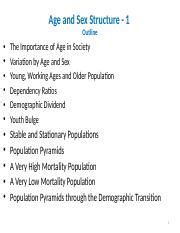 Understanding Age And Sex Structure The Importance Variation Course Hero
