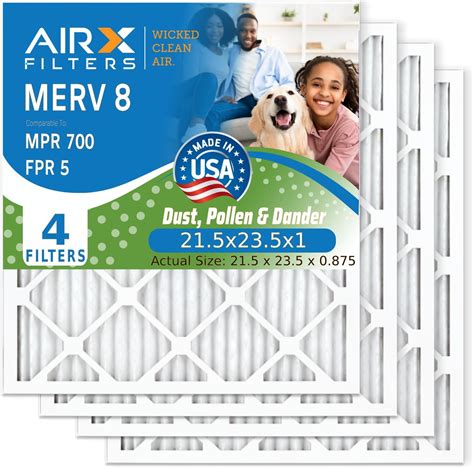 airx filters xx furnace filter merv  electrostatic pleated