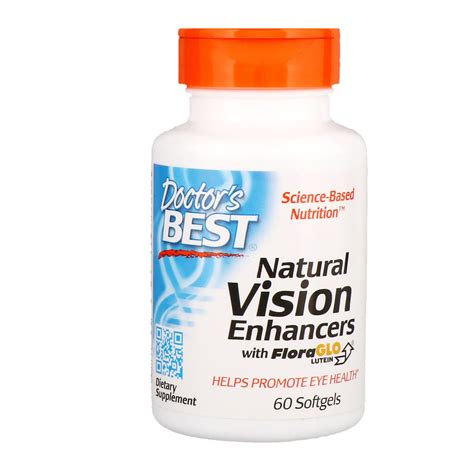 Doctor’s Best, Natural Vision Enhancers, with FloraGlo Lutein, 60