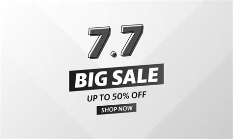 Premium Vector 77 Big Sale