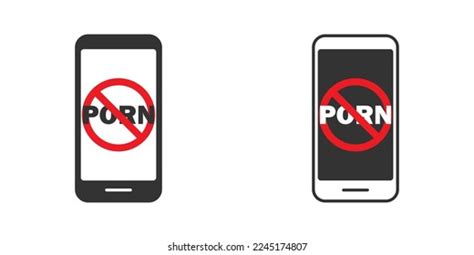 No Porn Sign Vector Illustration Stock Vector Royalty Free Shutterstock