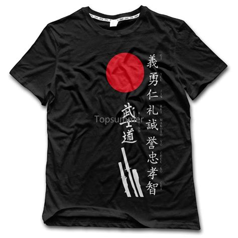 Camiseta Estampada Kanji Bushido Masculina Design Estilo Japon S Moda