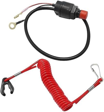 Universal Boat Kill Switch Kit Stop Switch Motorcycle Outboard Lawn