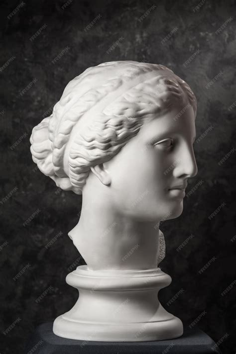 premium photo white gypsum copy  ancient statue  venus de milo