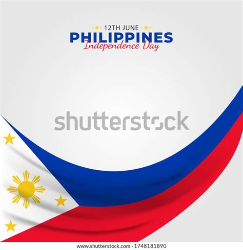 Vector Illustration Filipino Araw Ng Kalayaan Stock Vector Royalty