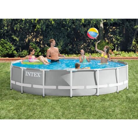 Intex 15 Ft X 42 In Prism Frame Above Ground Swimming Pool Set W