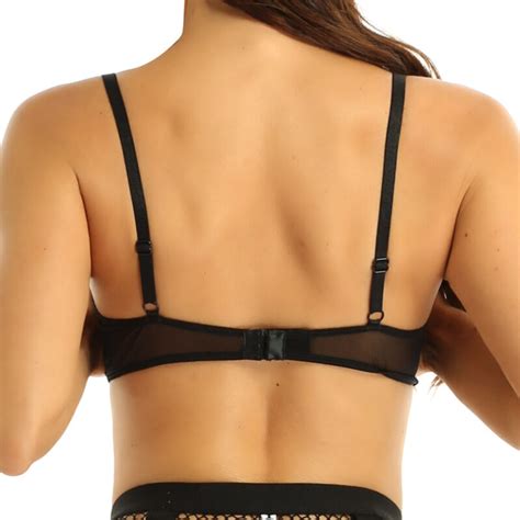 Womens Lace Cups Push Up Underwire Bra Lingerie Underwear Bralette