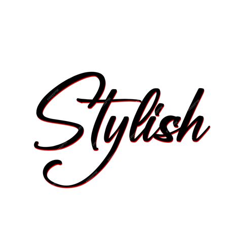 Premium Vector Stylish Written In Calligraphy Font Vector Form