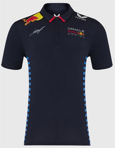 Red Bull Round Collar Royal Blue Formula One Racing Suit