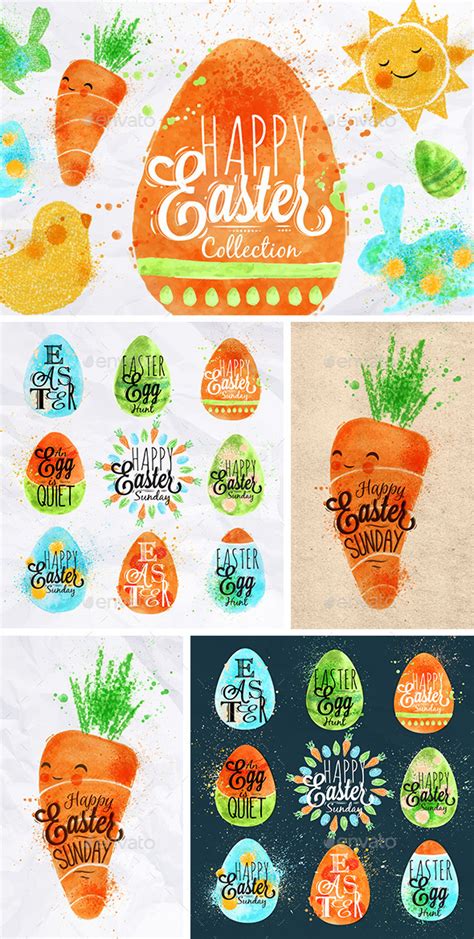 easter symbols  annaf graphicriver