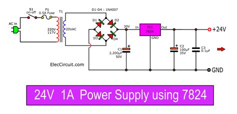 Schematic Diagrams For Power Supplies A Schematic Diagram Of