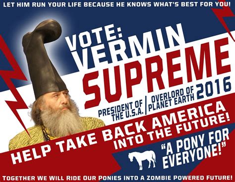 Vermin Supreme Realvermin Twitter