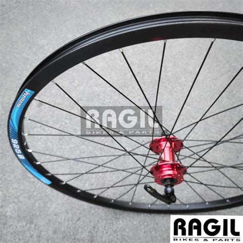 Jual Wheelset Sepeda Araya Velg Rims Rim Double Wall Lubang Hole