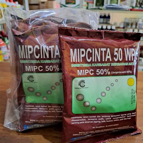 Jual Insektisida MIPCINTA 50 WP Racun Kontak Mengendalikan Hama