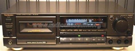 Stereo Cassette Deck Rs Bx R Player Technics Brand Radiomuseum Org