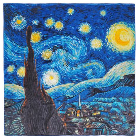 Carr De Soie Nuit Toil E Van Gogh