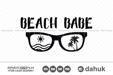 Beach Babe Svg Graphic By Dahukdesign Creative Fabrica