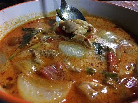 TOM YUM KAI Is A Type Of Hot And Sour Thai Soup Stock Photo Image Of