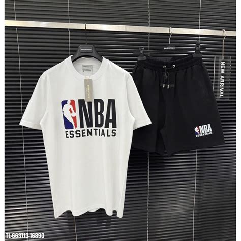 Áo Thun Essentials NBA 07 Thêu Hot Trend 2024 Unisex Form rộng vải 100 cotton Co Dãn 2 Chiều