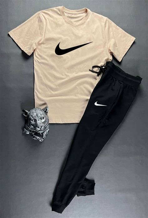 Мужской Комплект Nike с Большим Логотипом | Футболка и Спортивки Найк ...