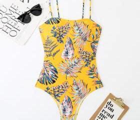 Sexy One Piece Print Bikini Swimsuit On Luulla