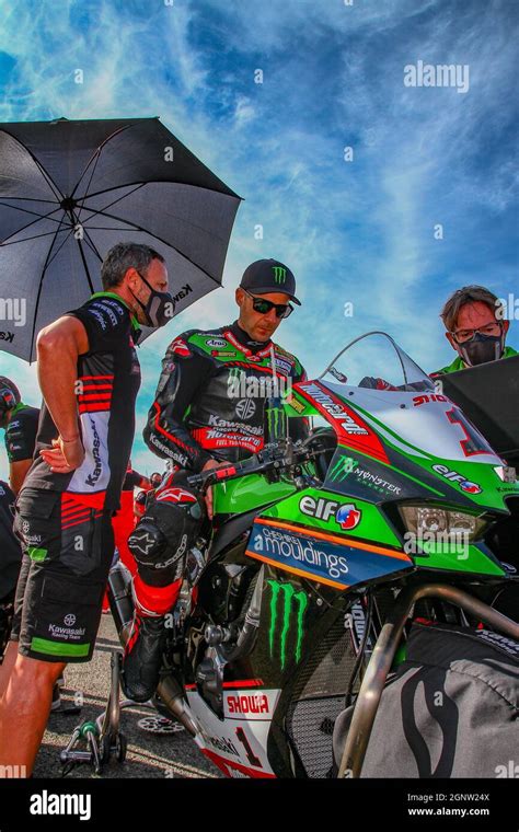 Wsbk Superbike Jonathan Rea At Race And Grid Stock Photo Alamy