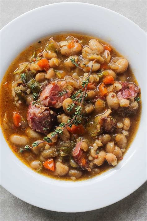 Instant Pot White Beans And Ham Hock Stew Food Fidelity