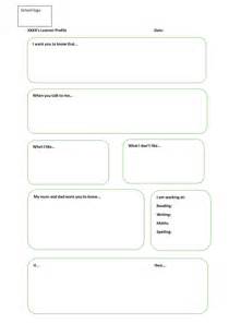 Learner Profile template (primary) | Teaching Resources