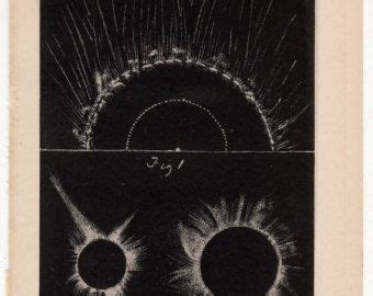 1888 The Sun Original Antique Celestial Astronomy Print No VII