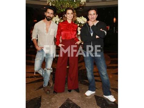 Kangana Ranaut Shahid Kapoor And Saif Ali Khans Rangoon Diaries