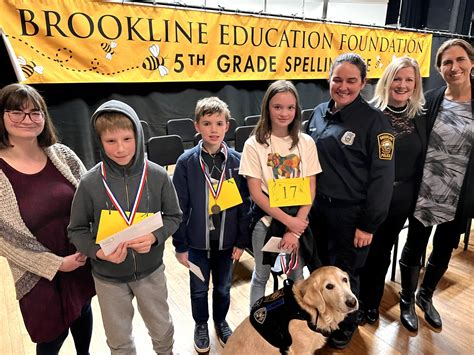 2023 5th Grade Spelling Bee – Brookline Education Foundation