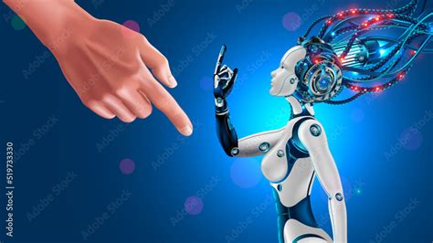 Woman Robot Showing Fuck You Gesture Of Humans Proud Cyborg With Ai Refuses To Follow