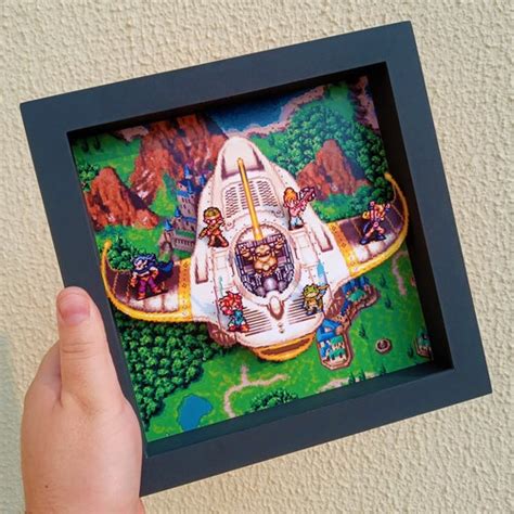 Chrono Trigger 3d Cube Diorama Etsy