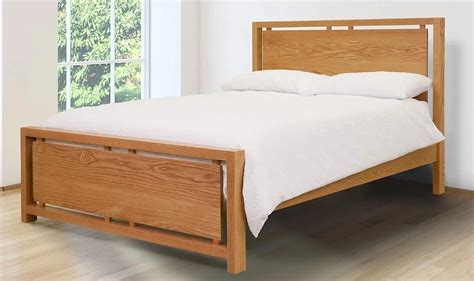 solid oak bed handmade   uk  green woods furniture