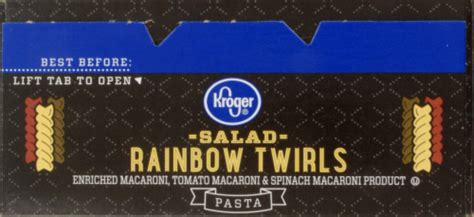 Kroger® Salad Rainbow Twirls Pasta 12 Oz Kroger